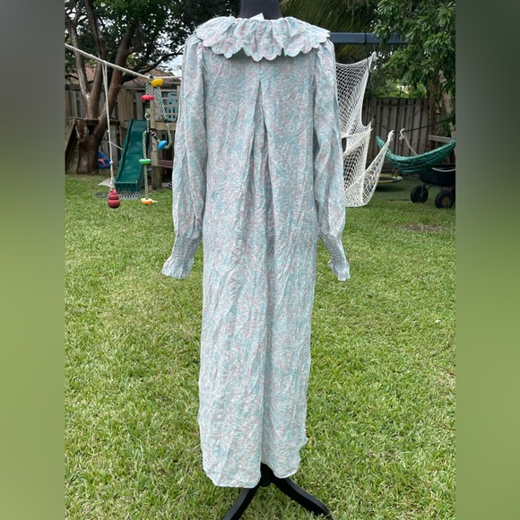 HM viscose long sleeve maxi dress size XS run big like S NWT - Picture 4 of 9